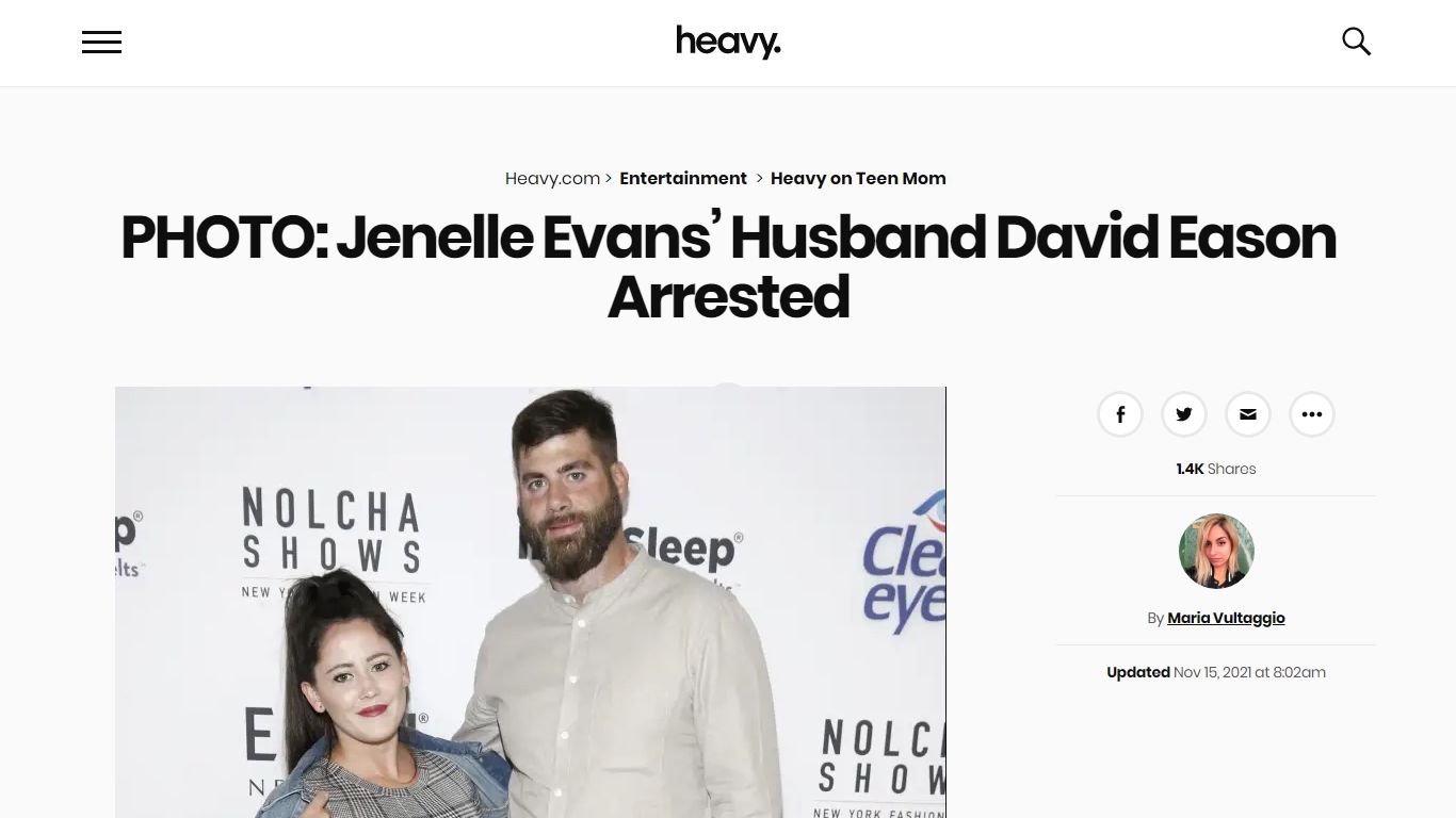 MTV Alum Jenelle Evans’ Husband David Eason Arrested ...