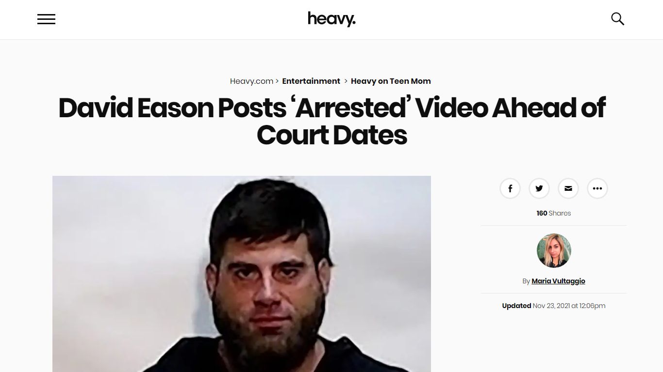 David Eason Posts ‘Arrested’ Video Ahead of Court Dates ...